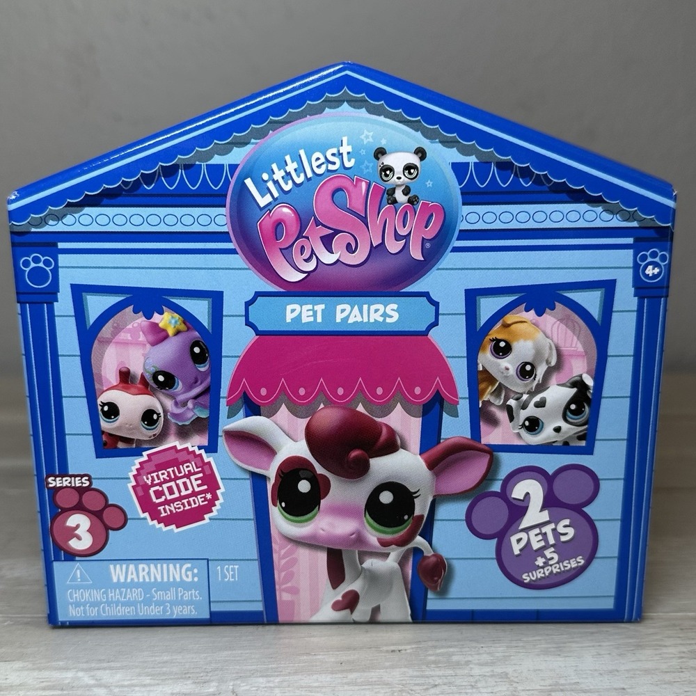 Littlest Pet Shop G7 Series 3‎ PET PAIRS Purple Paw (TREASURE HUNT) NEW SEALED